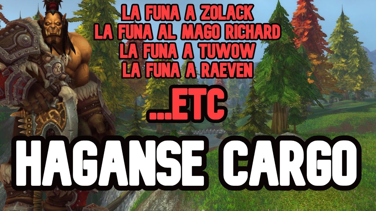 TULA WOW, ZOLACK Y LAS MAFIAS QUE DECIDEN A QUIEN FUNAR EN LA COMUNIDAD DE WORLD OF WARCRAFT