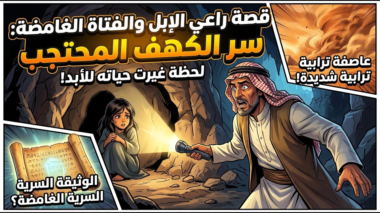 قصة راعي إبل وجد فتاة تختبىء في كهف أثناء العاصفة حتى اكتشف سرًّا غيّر الله به حياته للأبد!