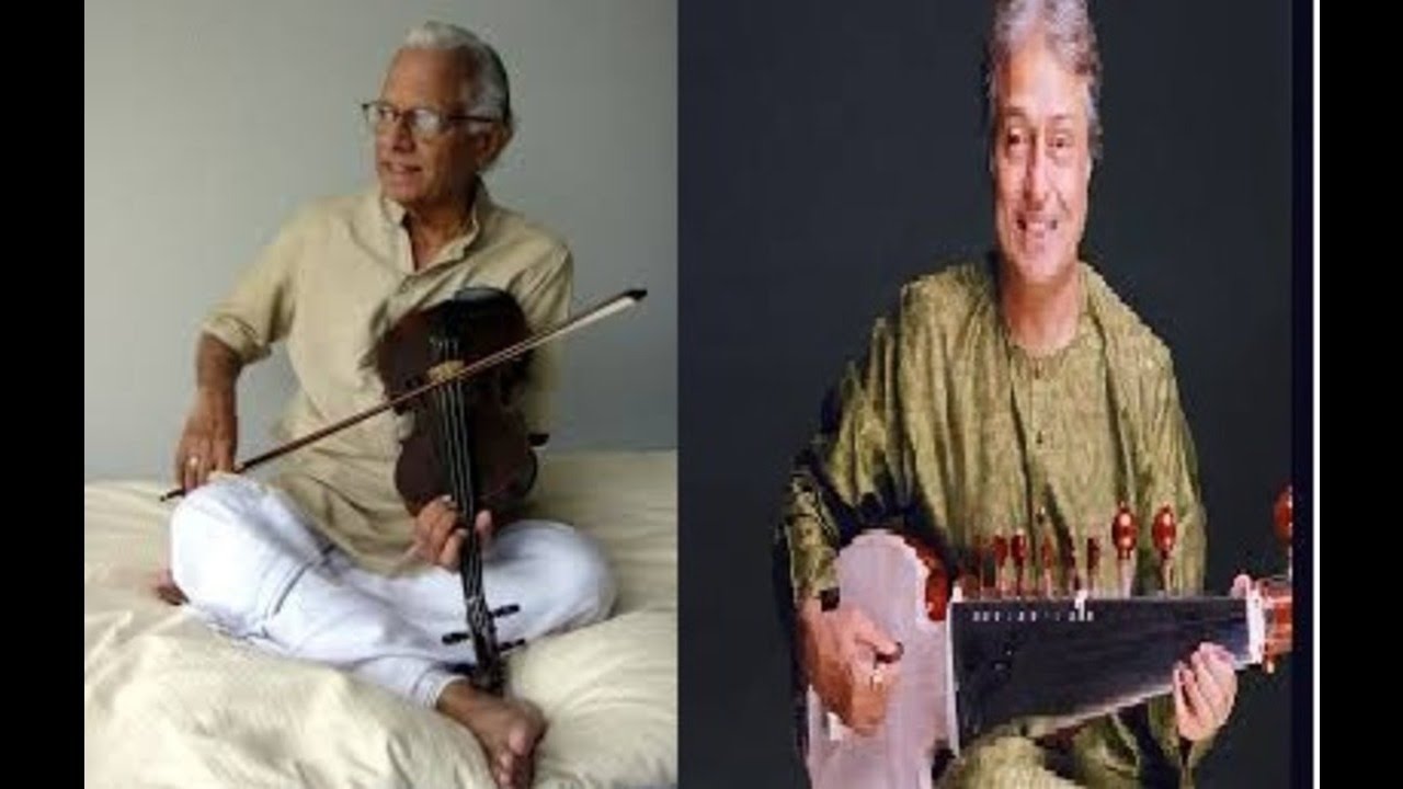 Amjad Ali Khan-TN Krishnan-RTP-Pallavi-Hindholam-MAlakauns-Sarod-Violin-Jugalbandhi