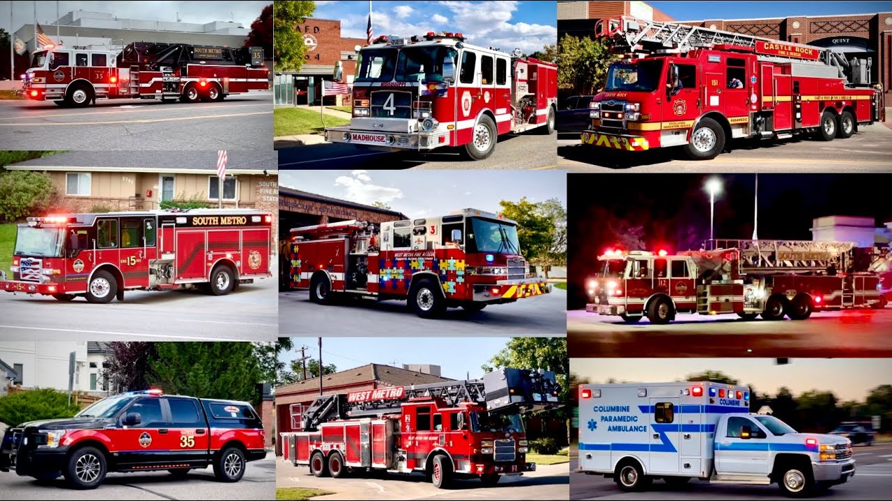 Colorado Fire & EMS Responding Compilation #2