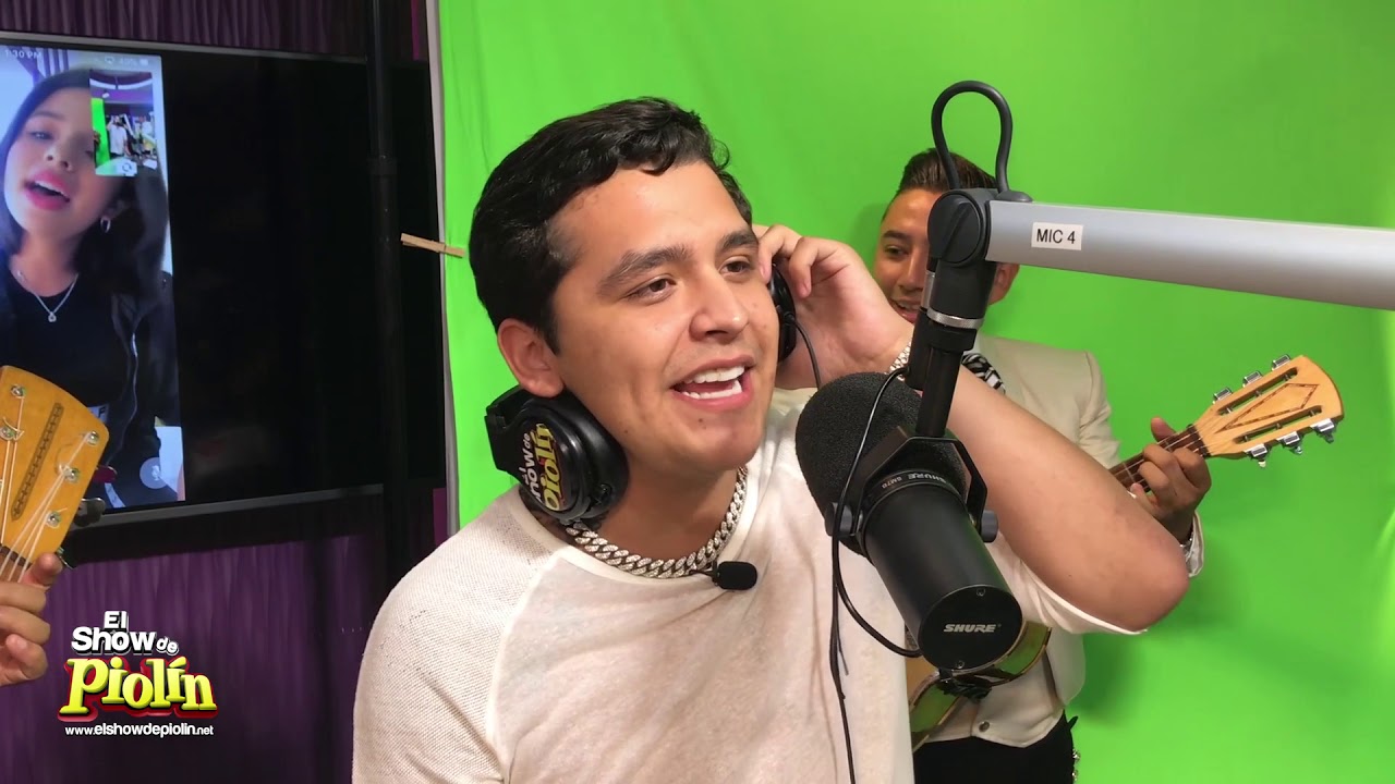 Christian Nodal visita el Estudio de El Show De Piolin