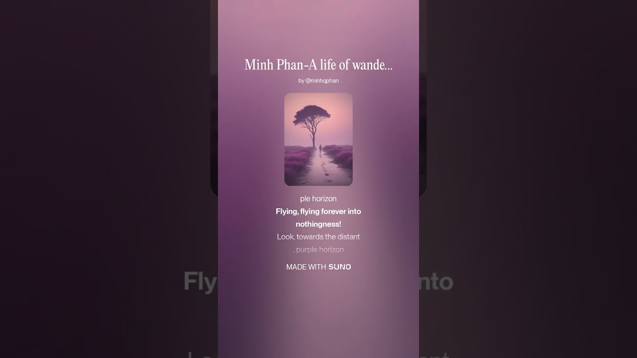 Minh Phan - A Life of Wandering- A Jazz song based on Minh Phan's September 