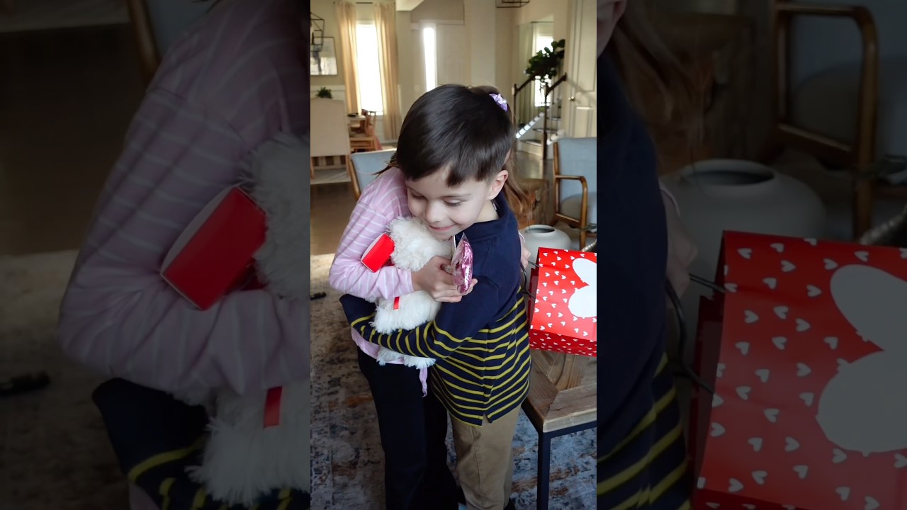 У моего 7-летнего ребёнка есть Валентинка! ❤️ #шорты