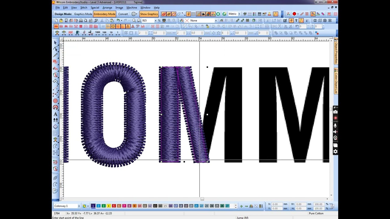 welcome E2, lettering design punching,PART 2,