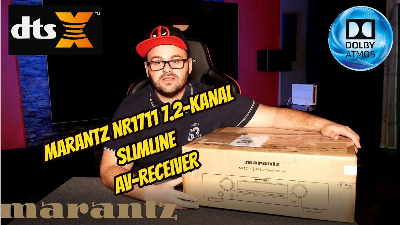 Marantz NR1711 Slimline-AV Receiver mit 7-Kanälen und 8K Video-Upscaling / Review / Unboxing