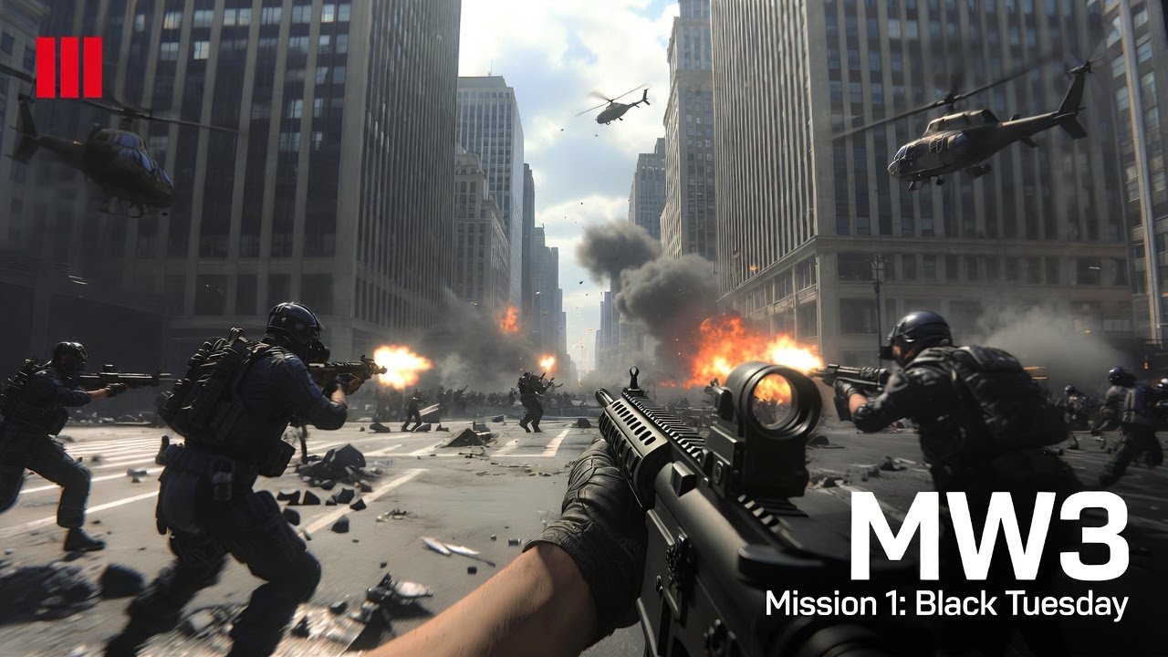 Call of Duty Modern Warfare 3 First Mission Gameplay | No Commentary | MW3 Campaign