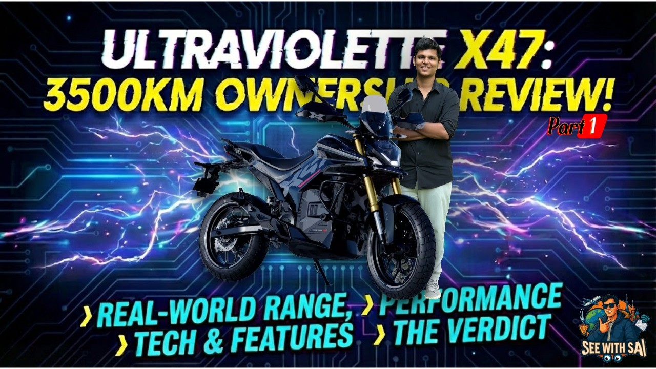What's good in Ultraviolette X47? | Real World range revealed | 3500kms Completed | SaiMotoVlogs