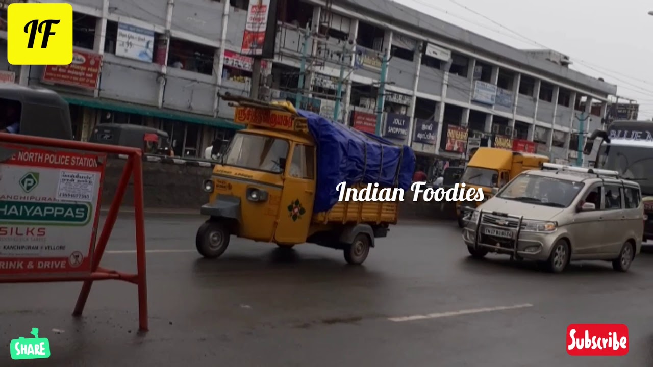 vellore old bus stand at lite rainy day september 26th 2019