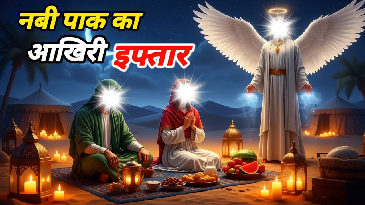 नबी ﷺ का आख़िरी इफ्तार… हज़रत फ़ातिमा रो पड़ीं