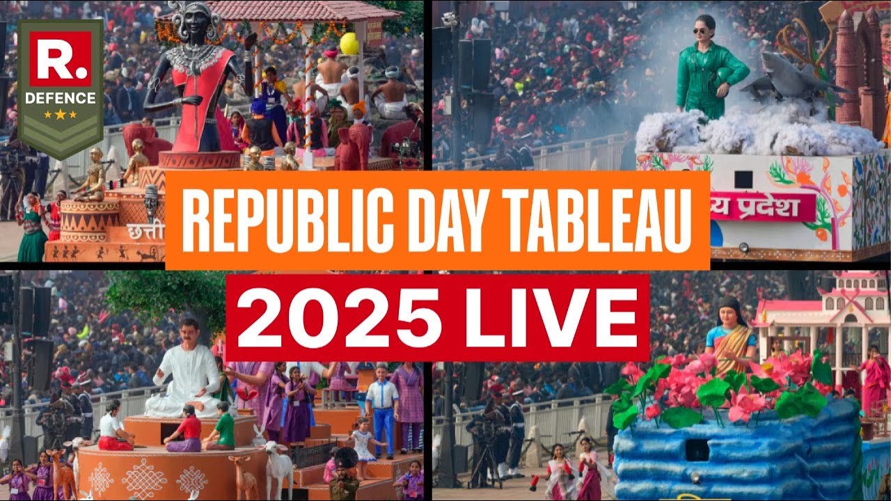 Republic Day Tableau 2025 LIVE: India's Cultural Display At Its Vibrant Best