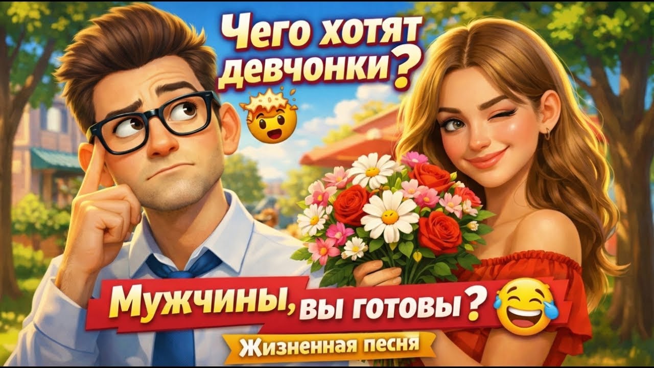 🤷‍♂️Чего хотят девчонки? 🤯 Мужчины, вы готовы? 😂 | Жизненная песня с юмором