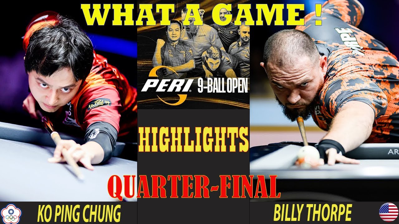 QUARTER-FINALS | KO PING CHUNG vs BILLY THORPE | HIGHLIGHTS | 2025 PERI OPEN