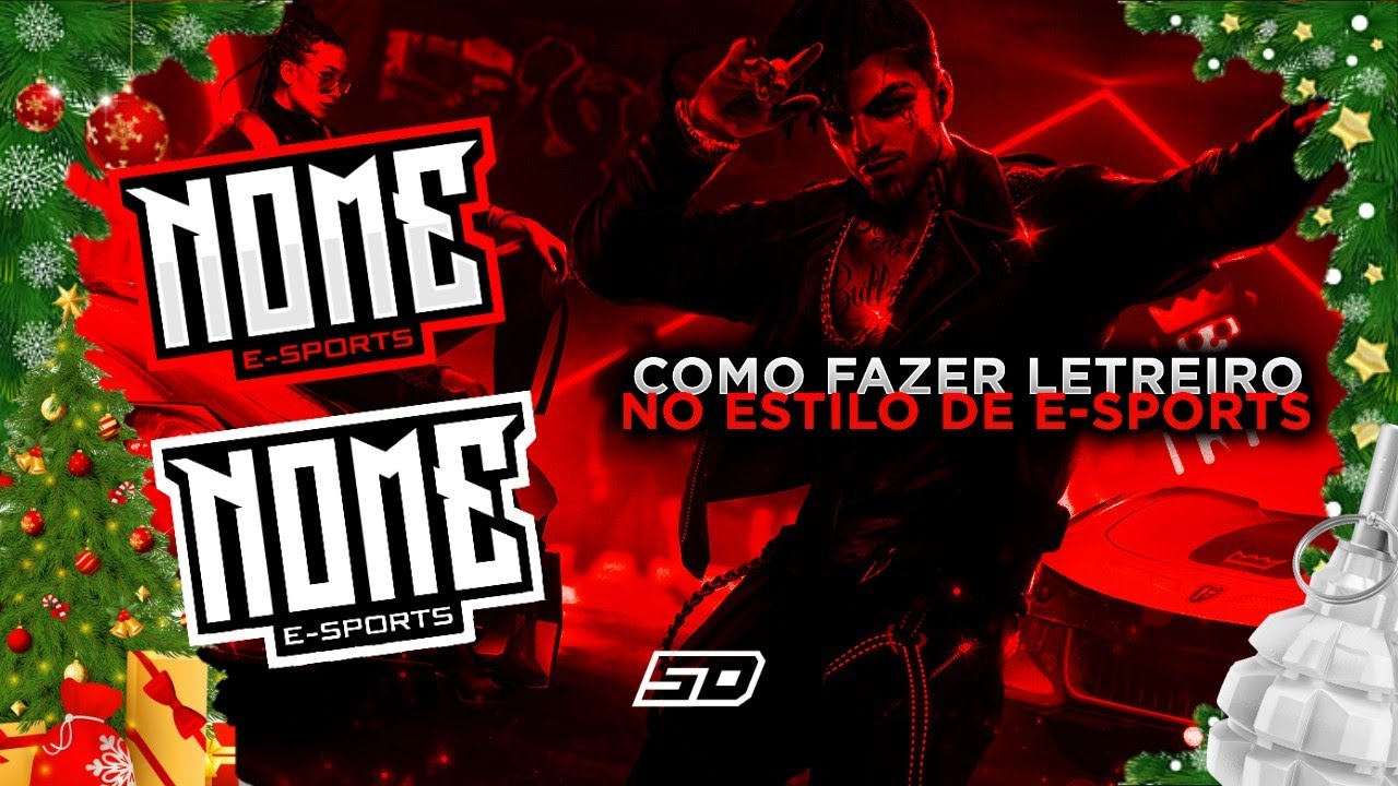 LOGO LETREIRO ESTILO E-SPORTS - StiqzDesigner