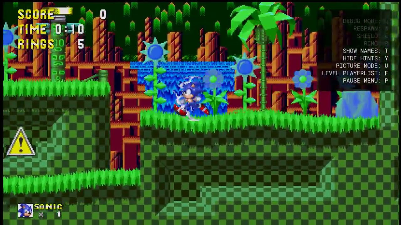 Testing Green Hill Tunnel Fall Down Bottom Pit Without Wall