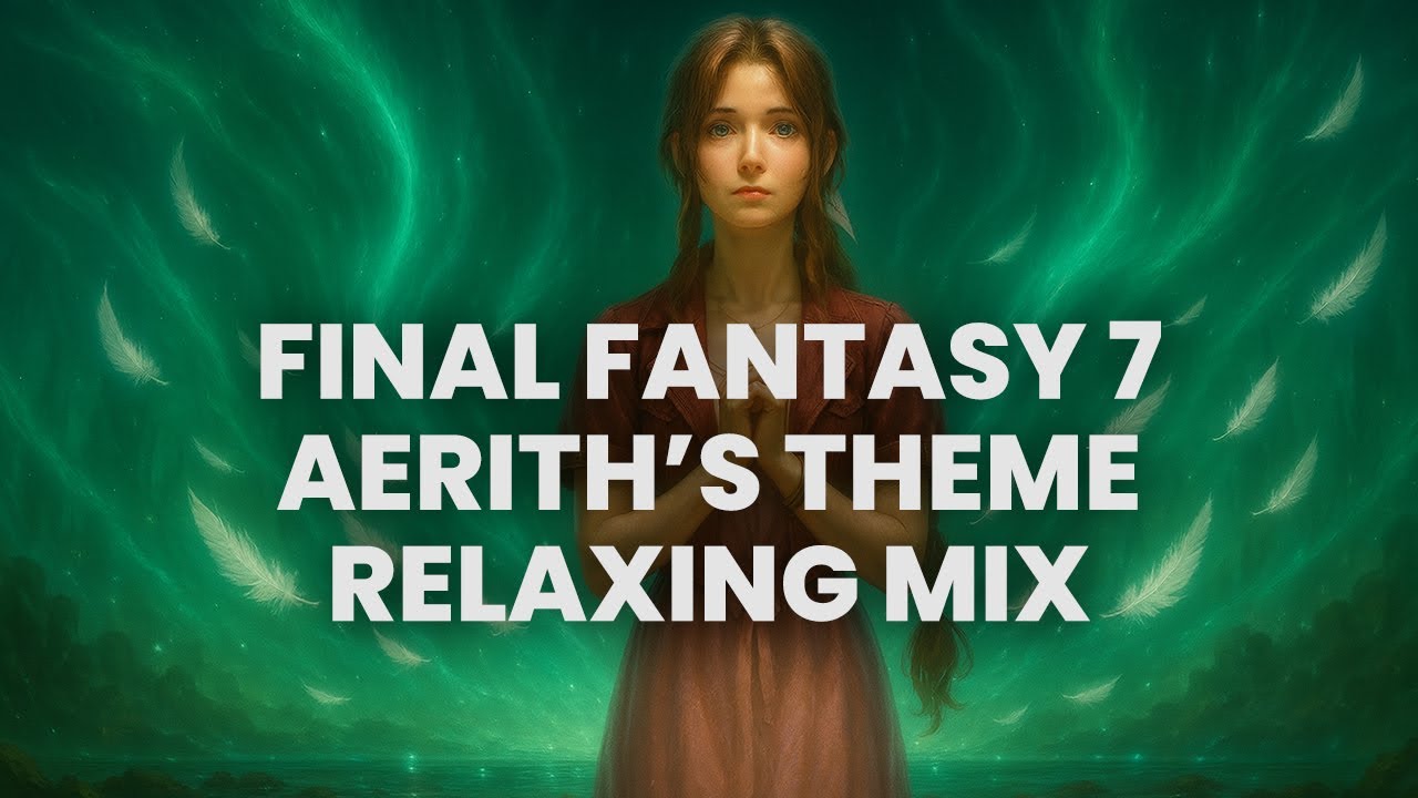 Final Fantasy 7 Aerith’s Theme (Relaxing Mix with Original Lyrics) | Sleep, Study, Meditation