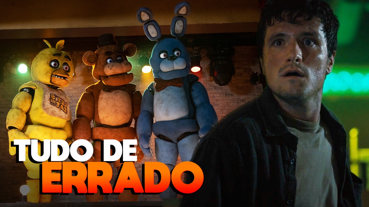 TUDO de ERRADO com FIVE NIGHTS AT FREDDY'S - O PESADELO SEM FIM [FNAF]