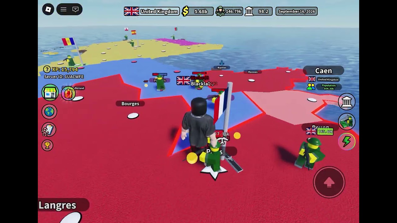 We’re playing control Europe!