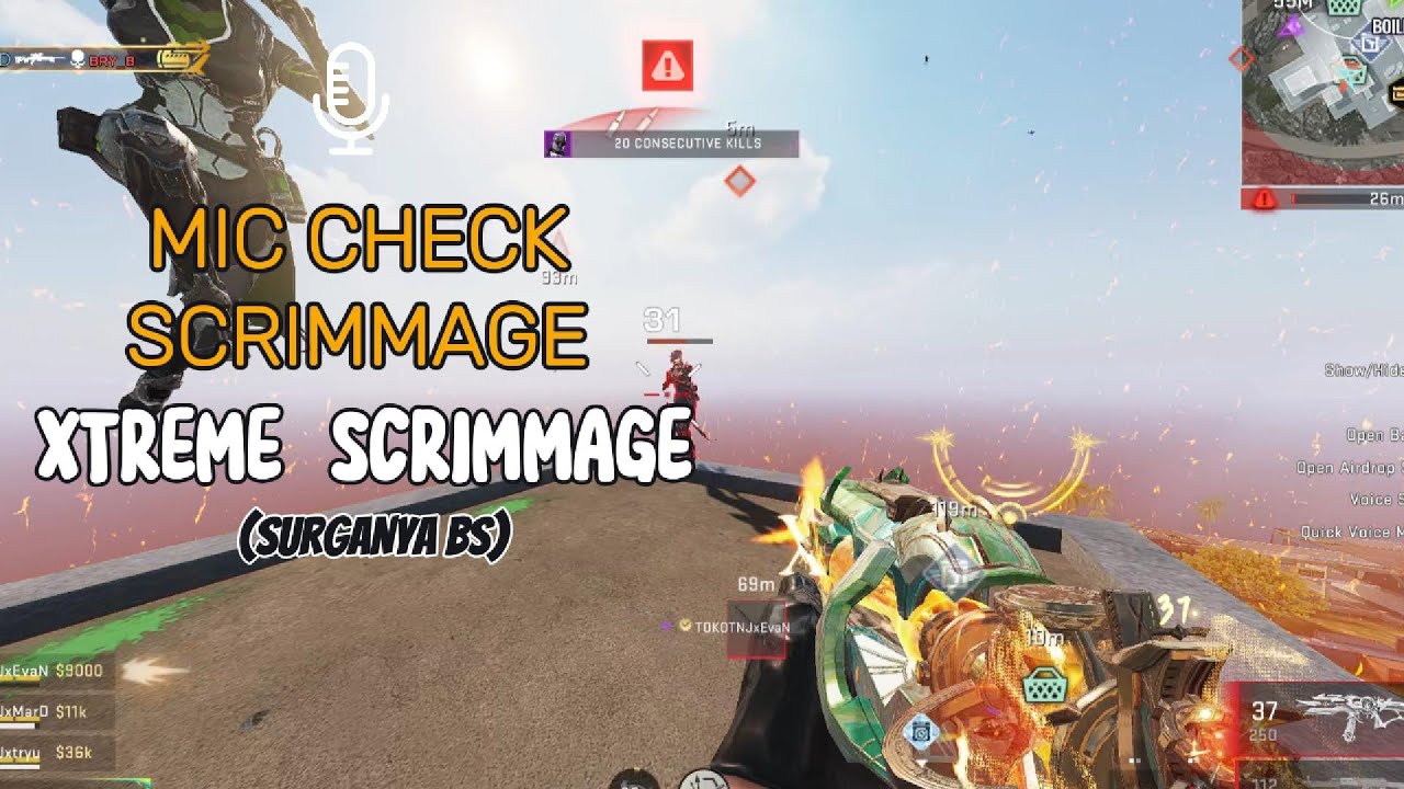 BLOOD STRIKE - MIC CHECK XTREME SCRIMMAGE FULL - DEBUT PERTAMA