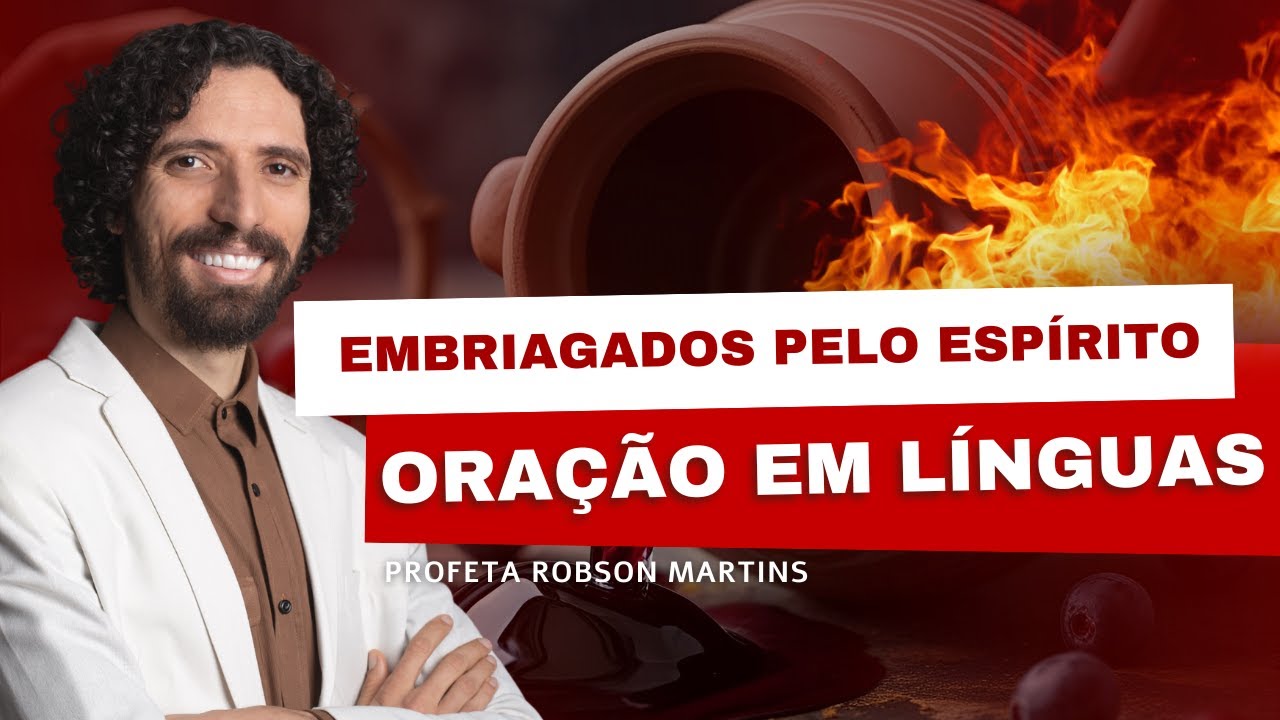 🕊️ SEJA EMBRIAGADO PELO ESPÍRITO ! l Oração em línguas -  Robson Martins