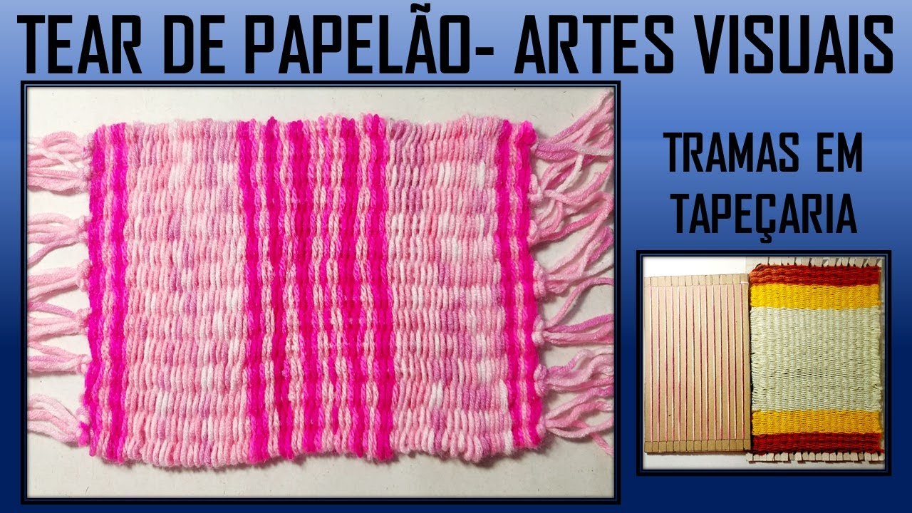 TEAR DE PAPELÃO - TRAMAS EM TAPETE-  ARTES VISUAIS - TAPEÇARIA BRASILEIRA