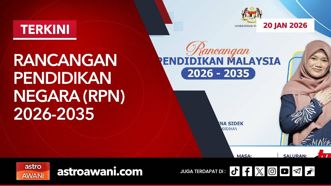 [LANGSUNG] Rancangan Pendidikan Negara (RPN) 2026-2035 | 20 Jan 2026