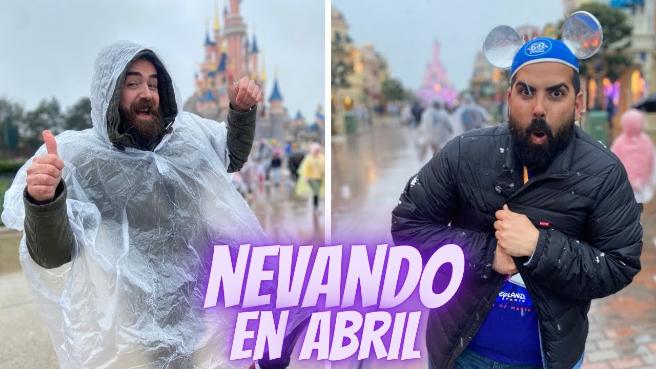 🌨️ ¿Qué hacer un día de LLUVIA ☂️ en Disneyland Paris? I Vlog 1 Abril 2022