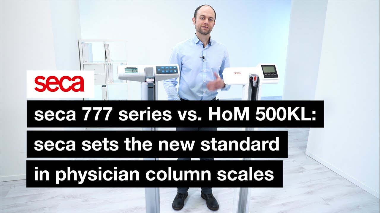 seca 777 series vs. HoM 500KL: seca sets the new standard in physician column scales