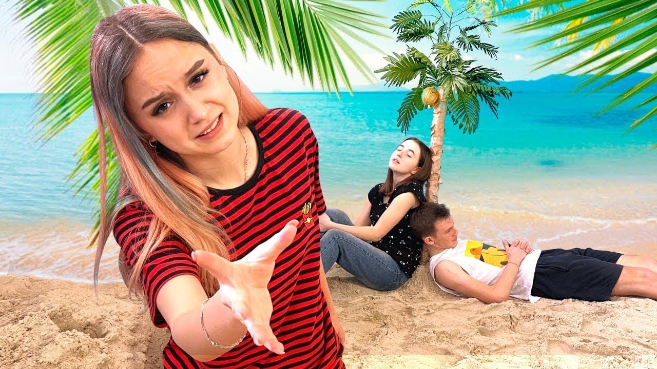 24H NA BEZLUDNEJ WYSPIE 🏝️ Ekstremalne wyzwanie przetrwania | Caramelkins PL