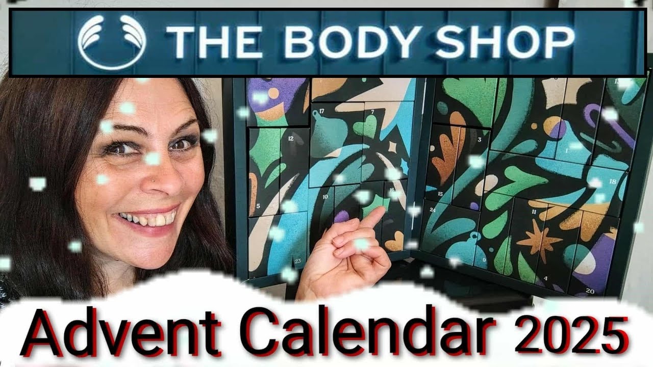 The BODY SHOP Advent Calendar 2025 Unboxing & Sniffing for Christmas Xmas Festive Haul Classic Fun