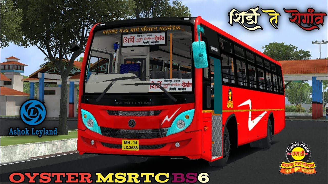 Oyster msrtc bs6 in शिर्डी ते शेगांव in शेगांव  आगार msrtc gamer 