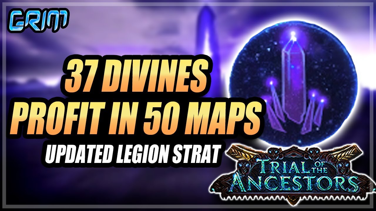 PoE 3.22 UPDATED Buffed Legion Currency Strategy GUIDE 37 Divines In 50 Maps Path of Exile