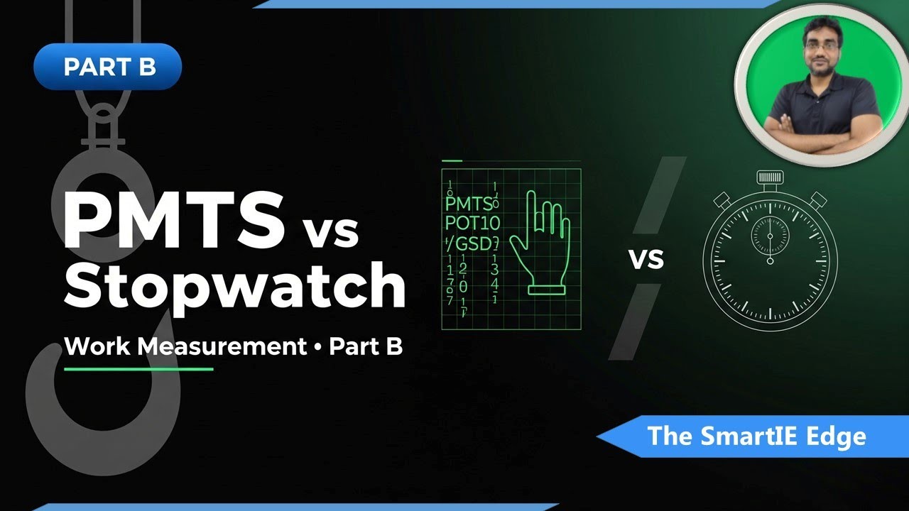 Lec 4 Part B: Work Measurement Tools: SMV, GSD, PMTS, Allowance | The SmartIE Edge