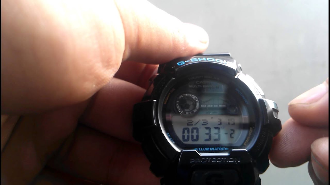 G-Shock  Manual model GWX-8900