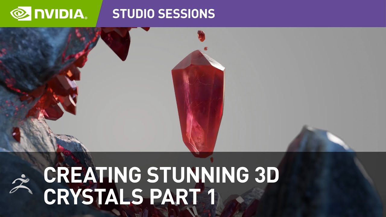 Creating Stunning 3D Crystals w/ Pablo Munoz Gomez Part 1: Sketching & Modeling