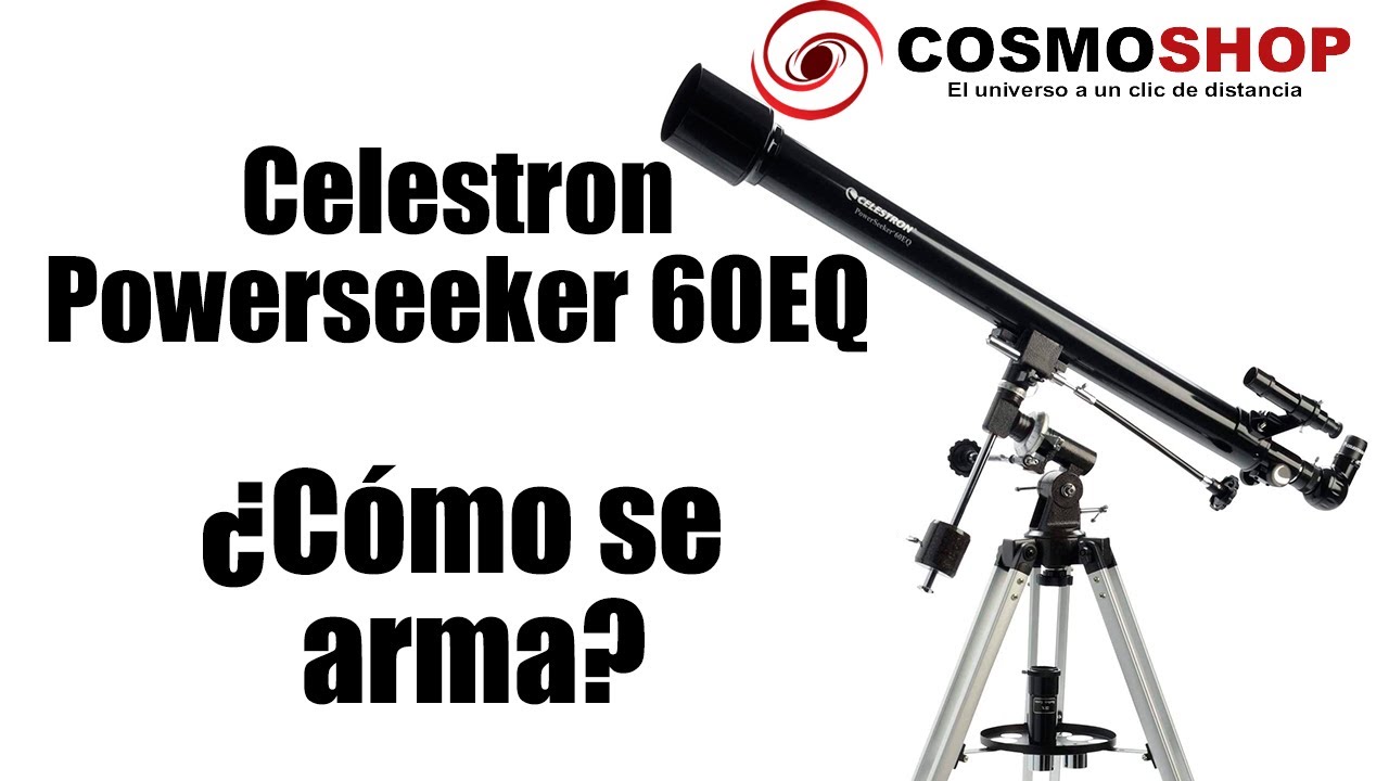 ✅Como armar 🛠instalar 🔭Telescopio Celestron Powerseeker 60EQ 21043 ⭐ Como viene que incluye 🪐