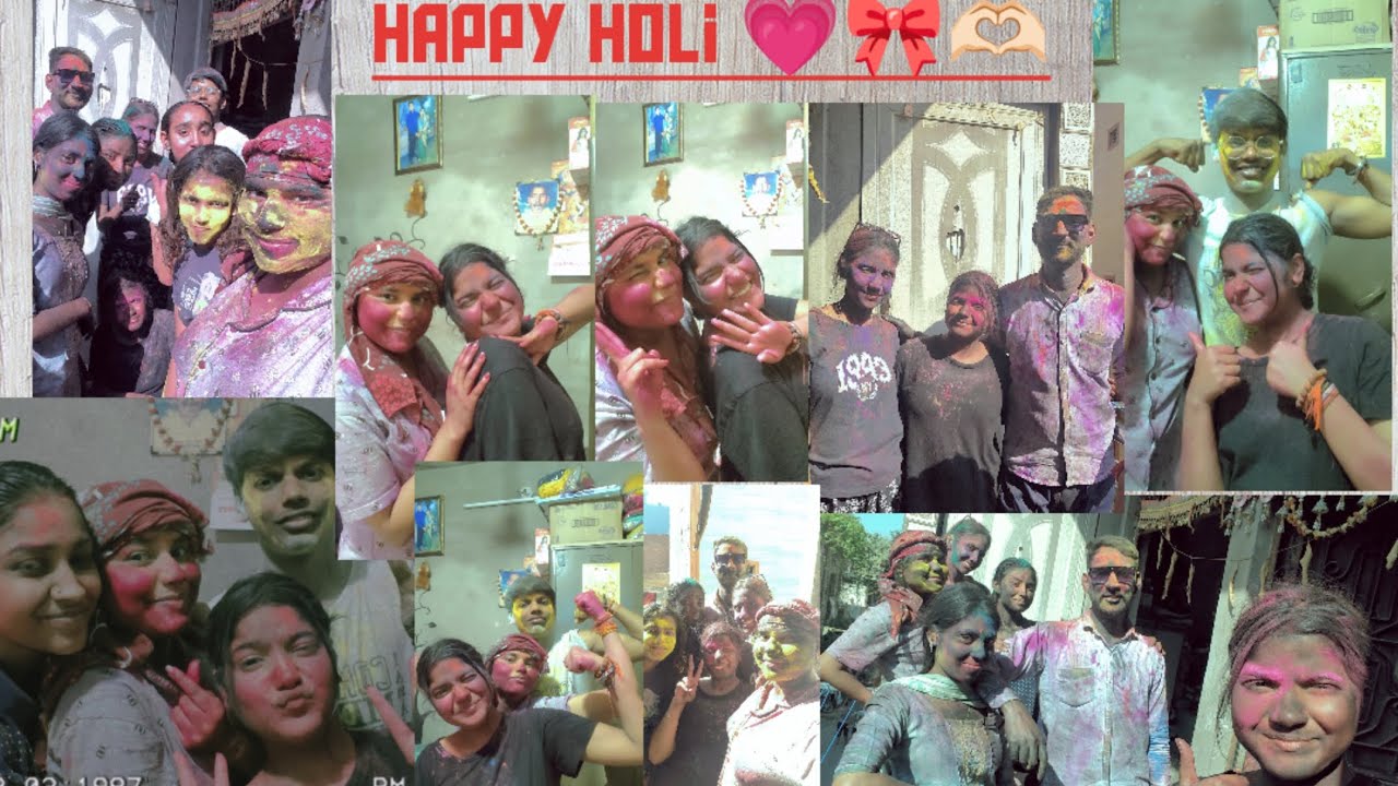 Happy Holi guys 🫟❤️ | mera bekar haal kar diya inh logo ne 🫠| hum logo ne bhot enjoy kara 💕☺️|