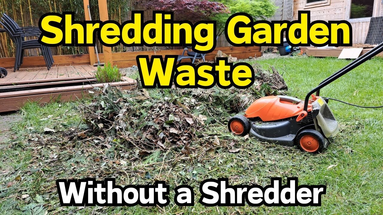 How I Shredded Garden Waste Without a #Shredder (Simple #Lawn #Mower #Hack!)