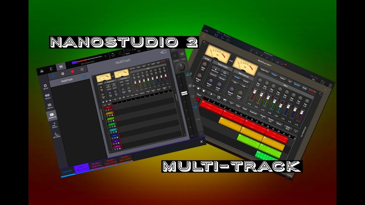 Using Multi-Track Audio Recorder in NanoStudio 2 - iPad Live Tutorial