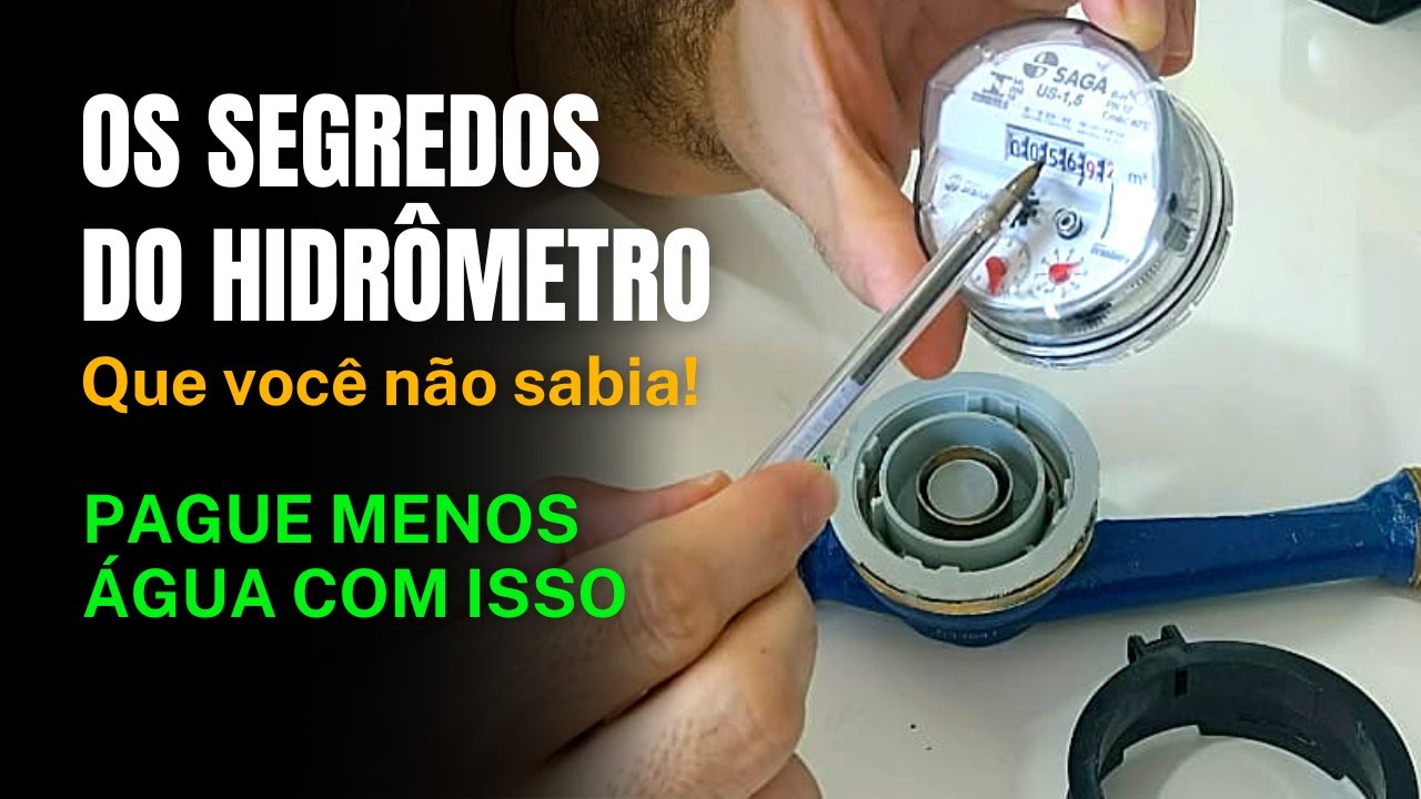 Os segredos do HIDRÔMETRO que você não sabia!