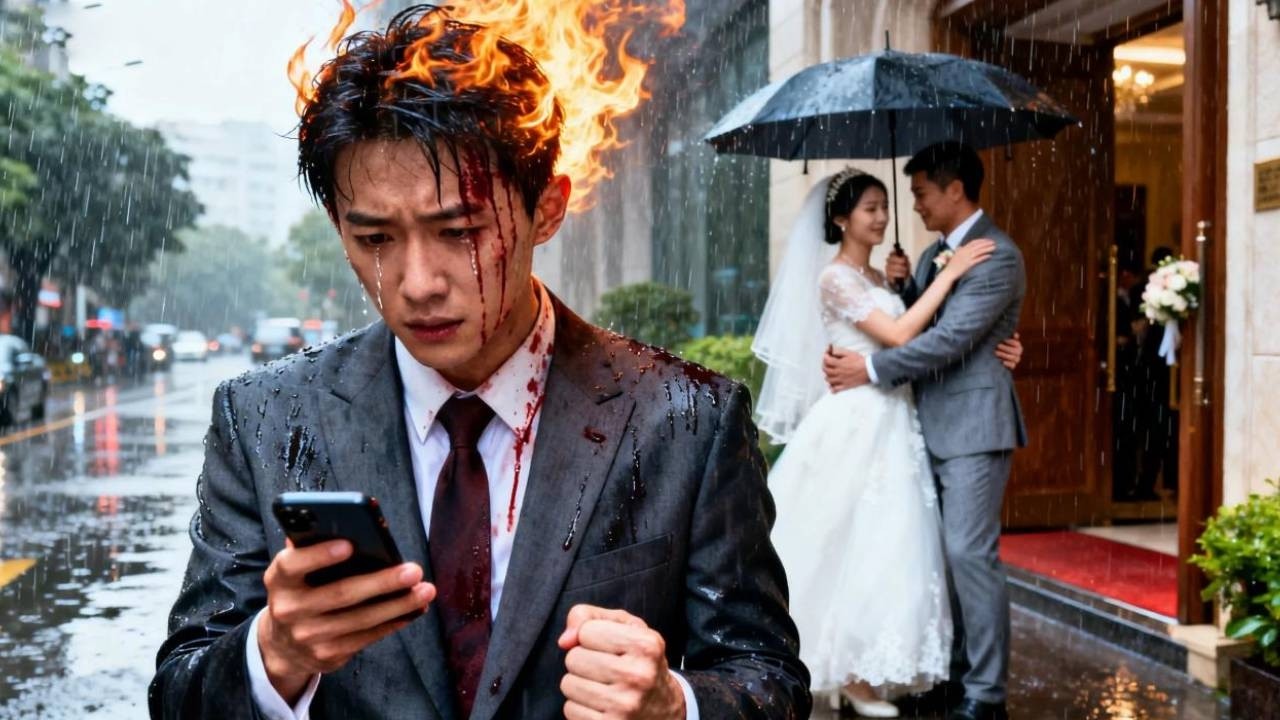 On wedding day,  fiancée marry someone else. I left with a smile marry a beautiful CEO. She regret