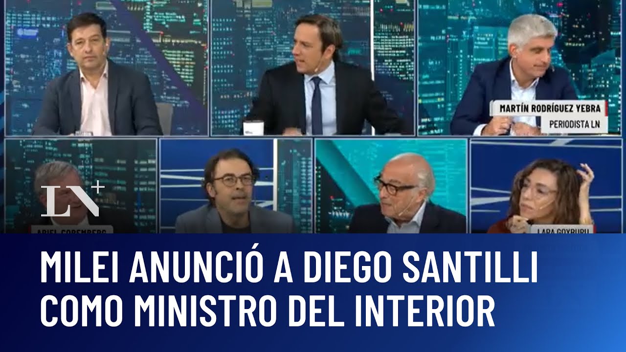 Milei anunci&oacute; a Diego Santilli como Ministro del Interior