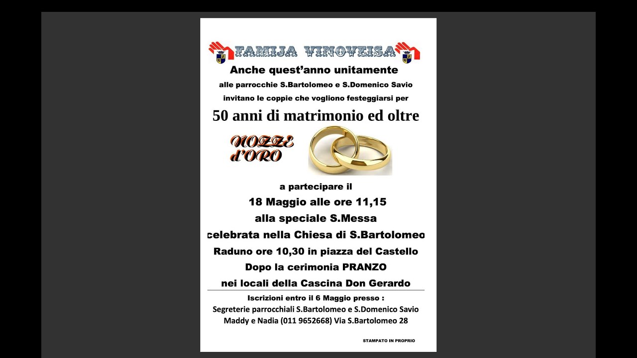 Pranzo sociale 2025 e festeggiamenti anniversari di matrimonio