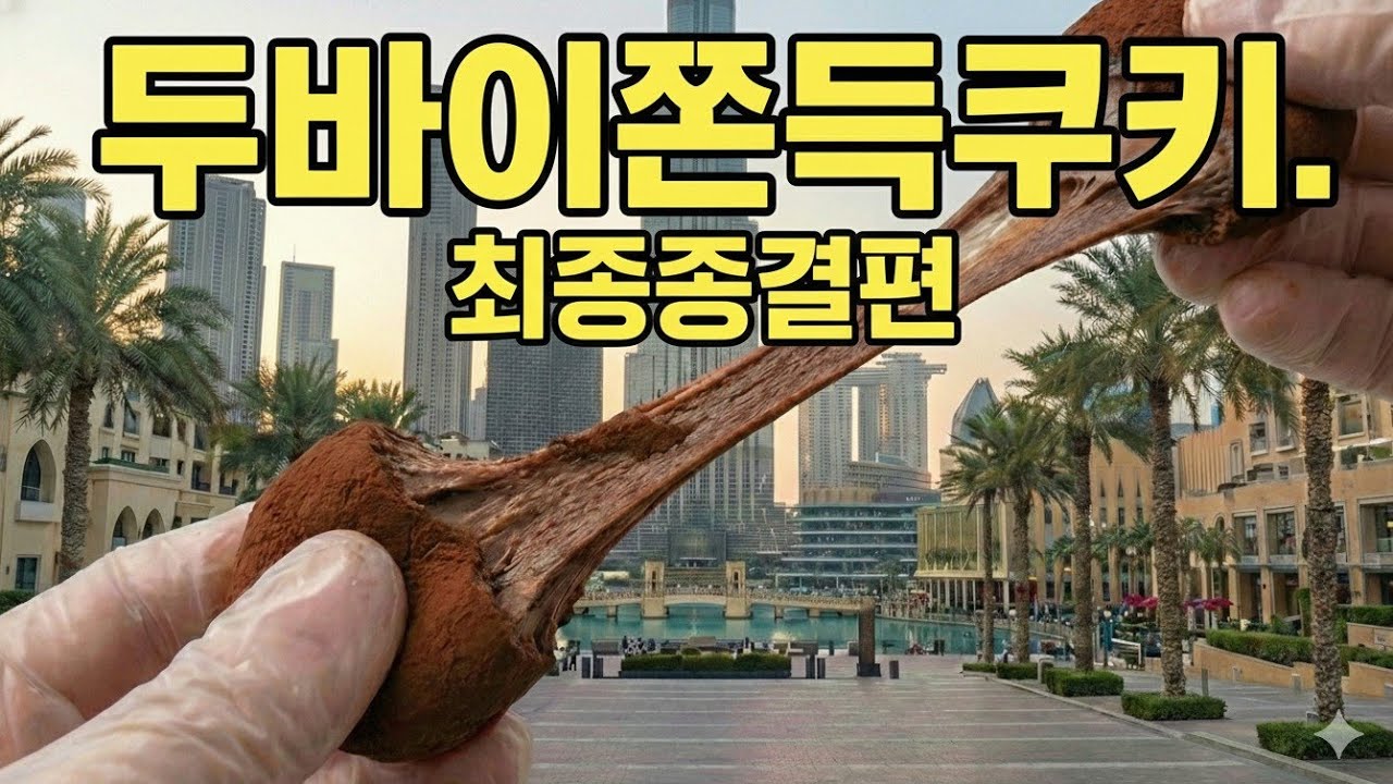 두바이쫀득쿠키 진짜마지막 최종종결편