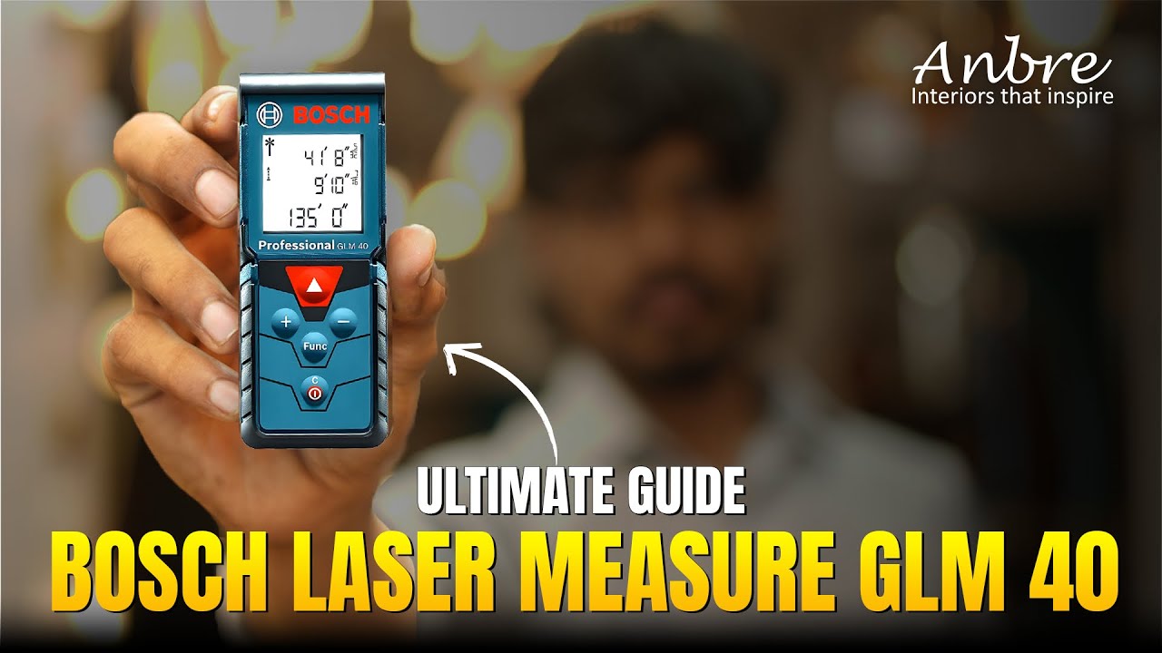 How to use BOSCH GLM laser measure guide tamil | Anbre interiors