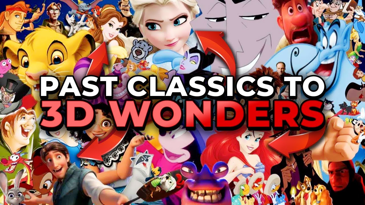 Evolution of Animation: From Disney Classics to 3D Animated Wonders