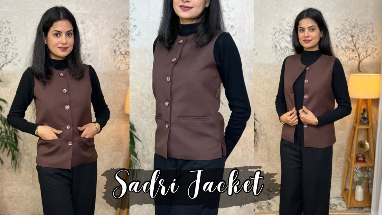 Sadri( Jacket) Cutting And Stitching/ Ladies Jacket Cutting And Stitching/Waistcoat