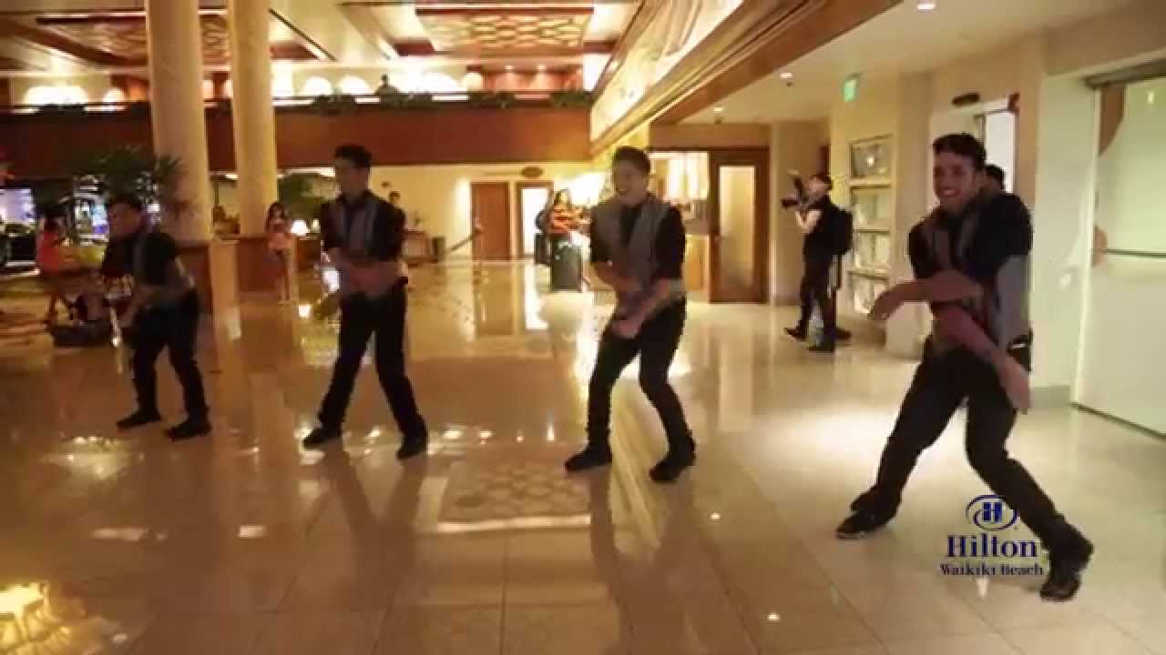 Surprise Flashmob Proposal at Hilton Waikiki Beach - 