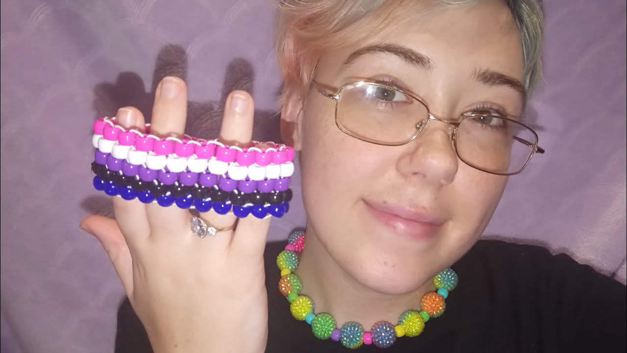 Genderfluid Pride Kandi Cuff Tutorial