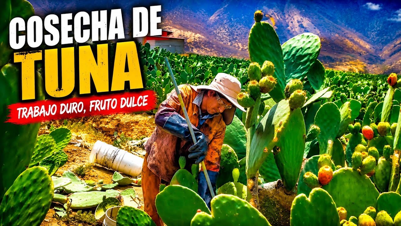 cosechando tunas en Huarochirí - piedra grande. Viajando con JMTQ