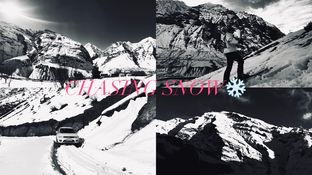 Chasing Snow❄️ (The Journey to Lahaul’s Untouched Peaks🏂)